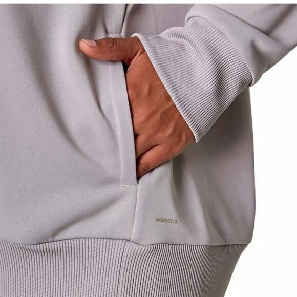 *Mondetta Ladies Hoodie - Gray Gull - Picture 3 of 4
